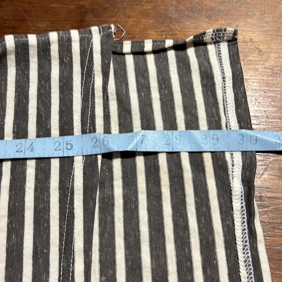 Umgee Striped Lace Up Blouse - Picture 8 of 9